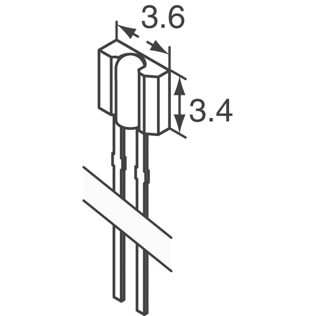 TEST2600 Vishay Semiconductor Opto Division  Sensori ottici - Fototransistor